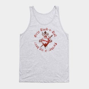 Girls Rock forever in my heart Tank Top